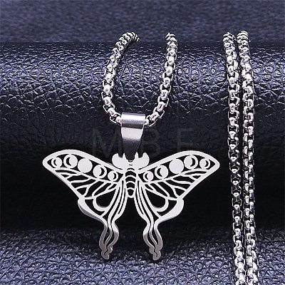 Non-Tarnish 304 Stainless Steel Necklaces NJEW-Q338-03P-1