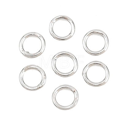 Brass Closed Jump Rings KK-D257-01P-10-1