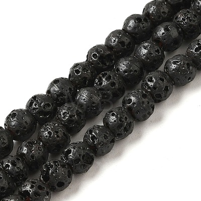 Natural Lava Rock Beads Strands G-C154-03-1