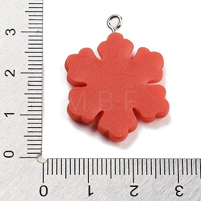 Christmas Theme Opaque Resin Pendants RESI-F054-A11-1