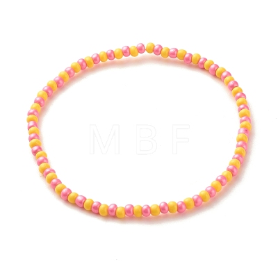Word LOVE Stretch Bracelets Set BJEW-JB07518-1