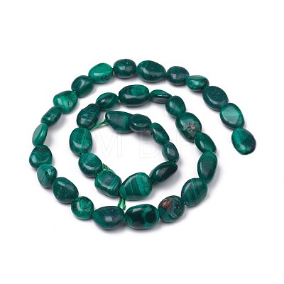 Natural Malachite Beads Strands X-G-L493-42A-1