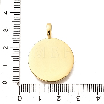 Rack Plating Brass Micro Pave Clear Cubic Zirconia Pendants with Shell KK-M309-42G-X-1