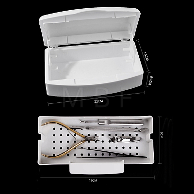 PVC Plastic Nail Art Tool Box MRMJ-P003-51-1