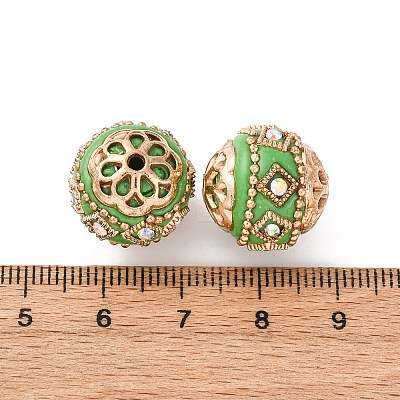 Handmade Resin Indonesia Beads IPDL-E010-20-A-01KCG-1