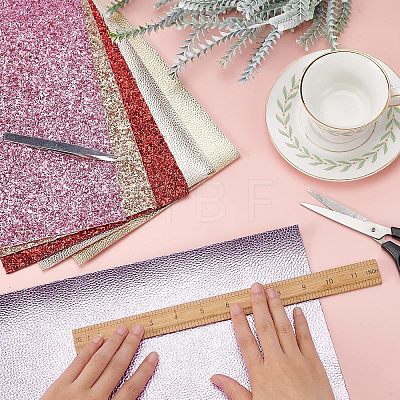 Imitation Leather Fabric DIY-WH0224-12-1