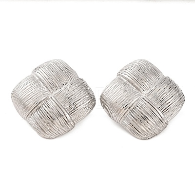 Tarnish Resistant 304 Stainless Steel Stud Earrings EJEW-G395-39P-1