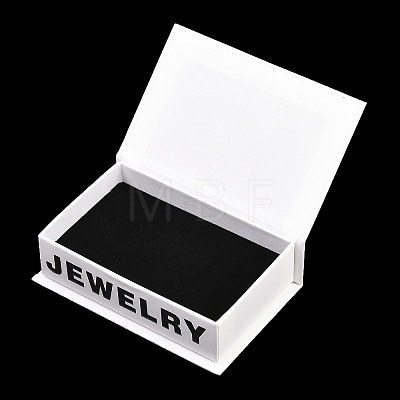 Words Printed Paper Jewelry Display Magnetic Cases CON-K015-04A-1