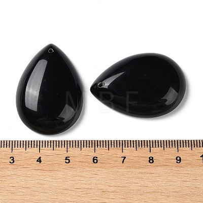 Natural Obsidian Pendants G-M416-08B-06-1
