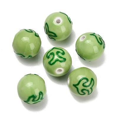 Handmade Porcelain Beads PR-T138-01M-1