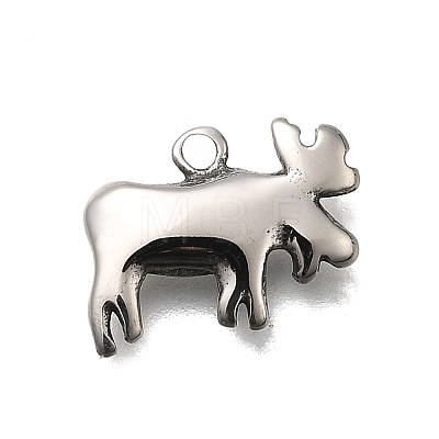 Retro 304 Stainless Steel Pendants STAS-L284-16AS-09-1