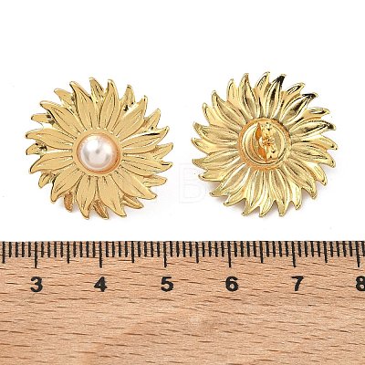 201 Stainless Steel Stud Earrings EJEW-D354-08G-02-1