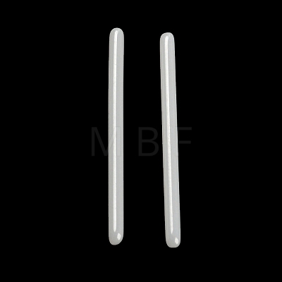 Hypoallergenic Bioceramics Zirconia Ceramic Straight Bar Stud Earrings AJEW-Z014-05E-1