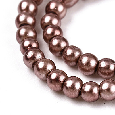 Baking Paint Glass Pearl Bead Strands X1-HY-Q003-3mm-92-1