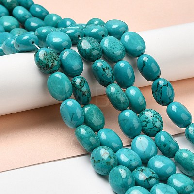 Natural Howlite Beads Strands G-B049-D01-03A-1