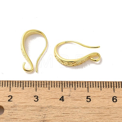 Brass Earring Hooks FIND-Z039-25G-1