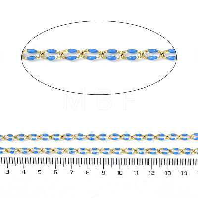 Ion Plating(IP) 304 Stainless Steel Dapped Chains AJEW-Q150-09G-01-1