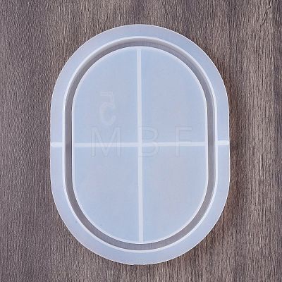 DIY Oval Storage Tray Silicone Molds DIY-B076-02A-1