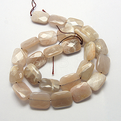 Natural Sunstone Beads Strands G-G234-16x12mm-06-1