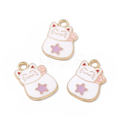 Alloy Enamel Pendants ENAM-H039-02G-A-1