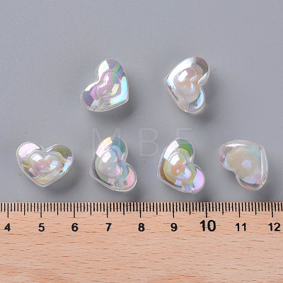 Transparent Acrylic Beads TACR-S152-08B-06-1