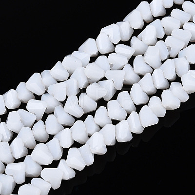 Opaque Glass Beads Strands GLAA-N019-4mm-03-1
