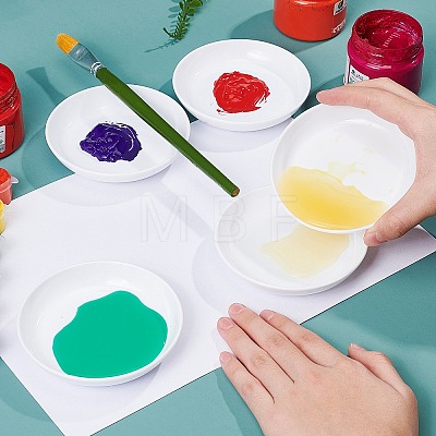 Plastic Paint Tray Palettes TOOL-WH0121-34-1
