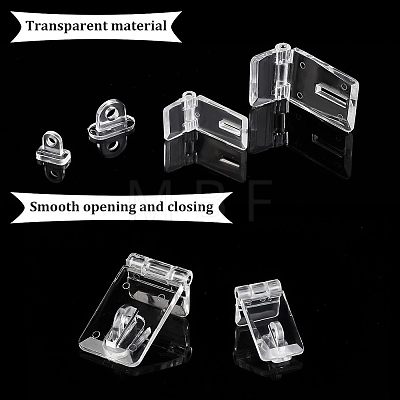 CHGCRAFT 20Sets 2 Style Transparent Acrylic Buckles DIY-CA0004-44-1