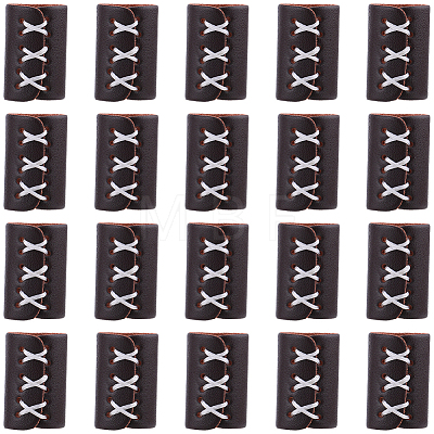 20Pcs PU Leather Cord Ends FIND-CL0002-36-1