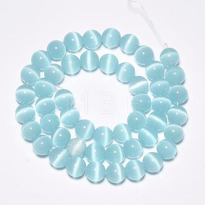 Cat Eye Beads Strands CE-M011-10mm-14-1