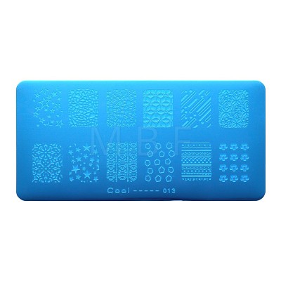 Stainless Steel Nail Art Templates Stamping Plate Set MRMJ-S048-100-1