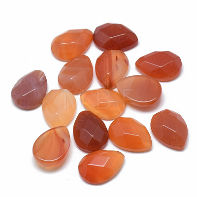 Dyed Natural Carnelian Cabochons G-T073-17C-1