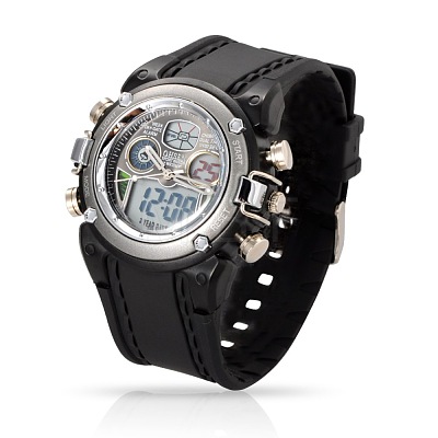 OHSEN Brand Men's Silicone Sport Watches WACH-N002-03-1