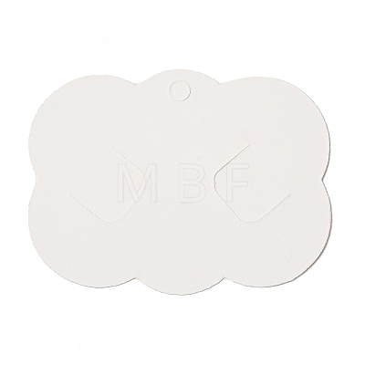 Cloud Shaped Paper Hair Clip Display Cards CDIS-C005-11-1