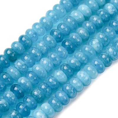 Natural White Jade Beads Strands G-E507-01-07-1