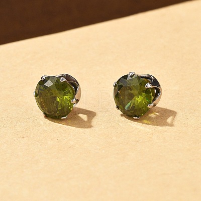 Cubic Zirconia Clip-on Earrings EJEW-L100-01P-08-1