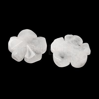 Natural Quartz Crystal Carved Clover Display Decorration GG-CBA6D08-D10-1