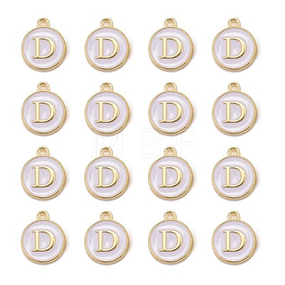 Golden Plated Alloy Charms X-ENAM-S118-01D-1