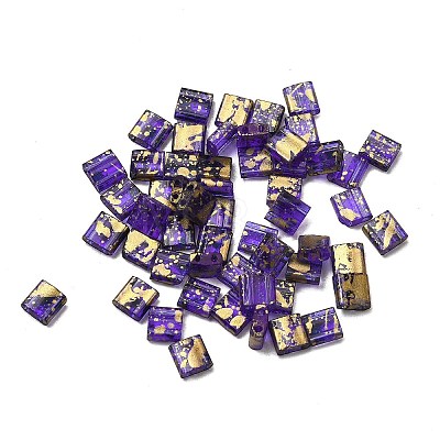 2-Hole Transparent Glass Seed Beads SEED-S023-30C-32-1