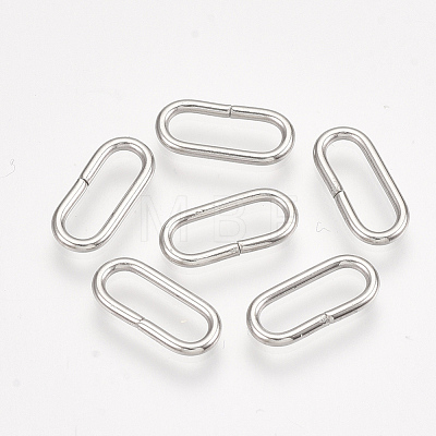 Non-Tarnish 304 Stainless Steel Linking Rings STAS-S079-83A-1