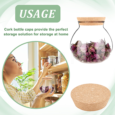 Cork Bottle Stoppers FIND-WH0016-46A-1