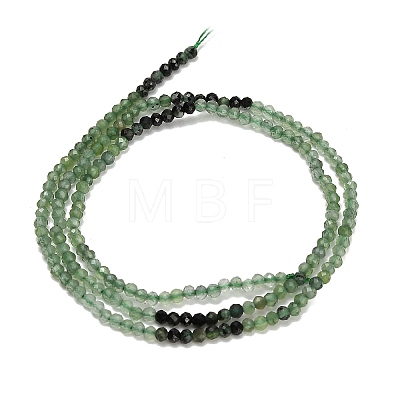 Gradient Color Natural Green Jade Beads Strands GG-CBA77FB-B03-2mm-1