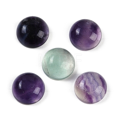 Natural Colorful Fluorite Cabochons G-I370-06A-1