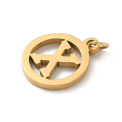 304 Stainless Steel Charms
with Jump Ring LS-STAS-R001-02G-X-1