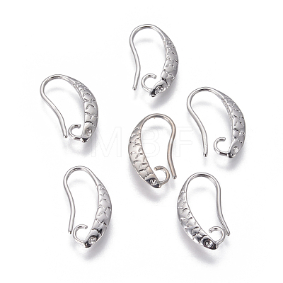 Brass Earring Hooks KK-E779-03P-1