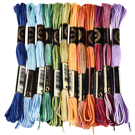 6-Ply Polyester Embroidery Floss OCOR-WH20074-15A-1