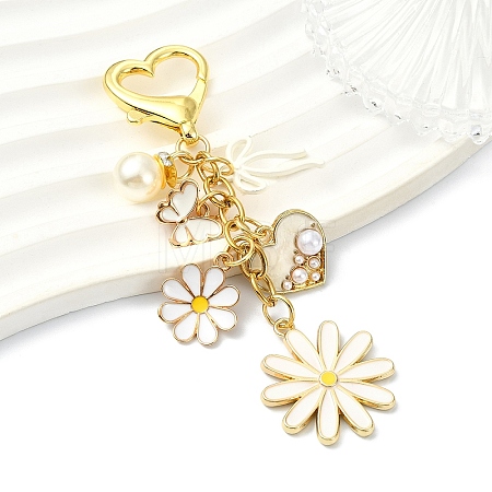 Alloy Enamel Pendant Decorations HJEW-YW00429-01-1