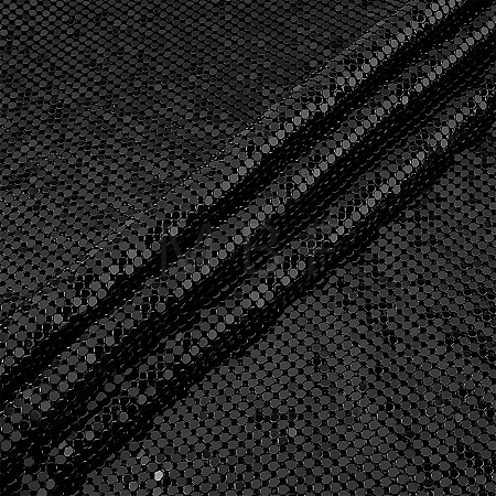 Aluminum Beaded Trim Mesh Ribbon Roll DIY-WH0750-413B-1