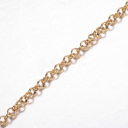 Ion Plating(IP) 304 Stainless Steel Rolo Chains CHS-H007-50G-1