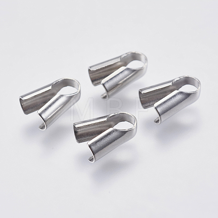 Tarnish Resistant 304 Stainless Steel Cord Ends STAS-I097-028P-1